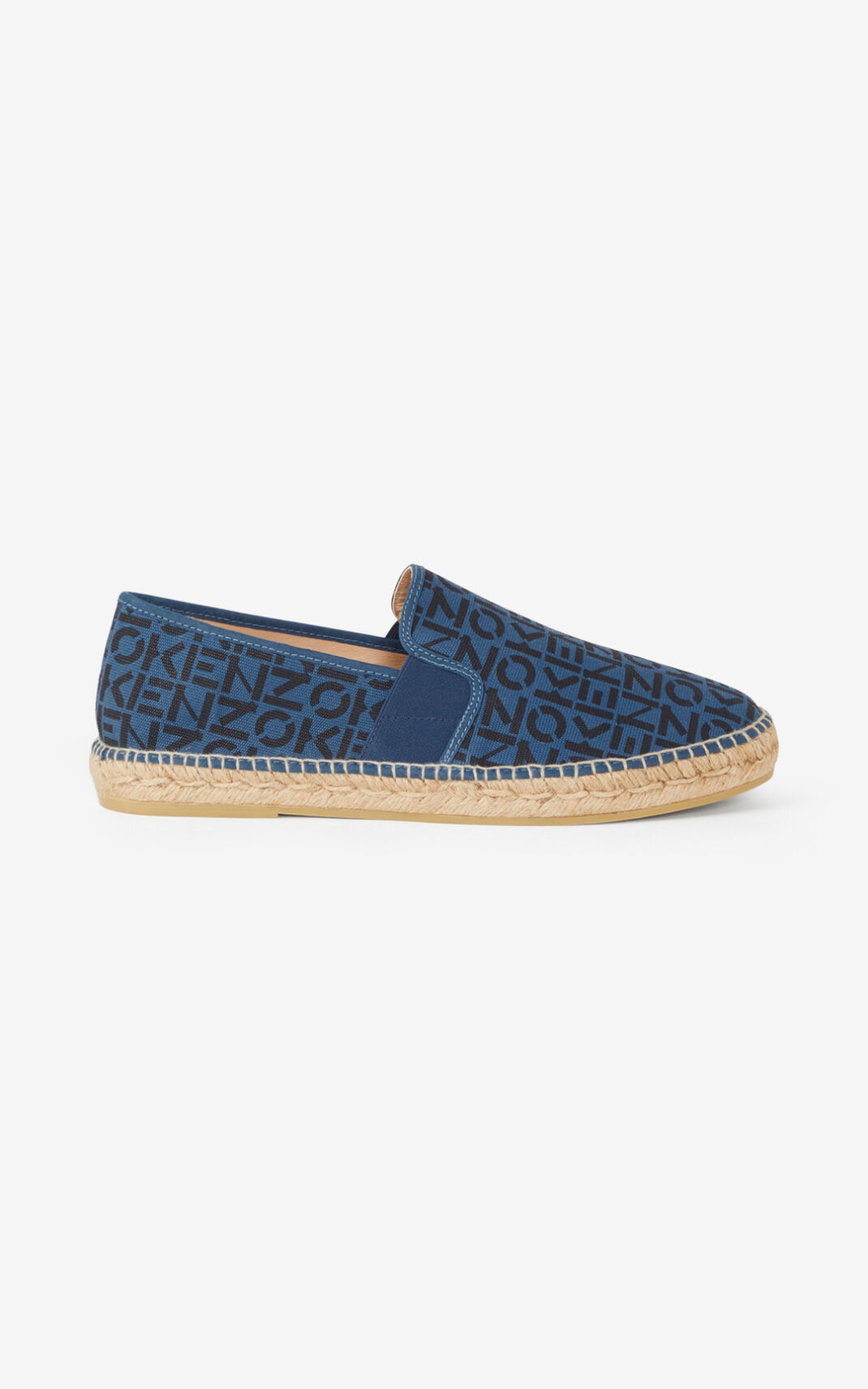 Espadrille Kenzo Sport elasticated Homme Bleu Foncé | PFJO-53970